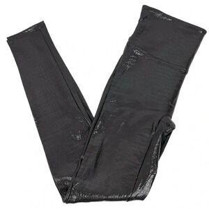 Spanx Women’s M Faux Leather Croc Shiny Legging‎